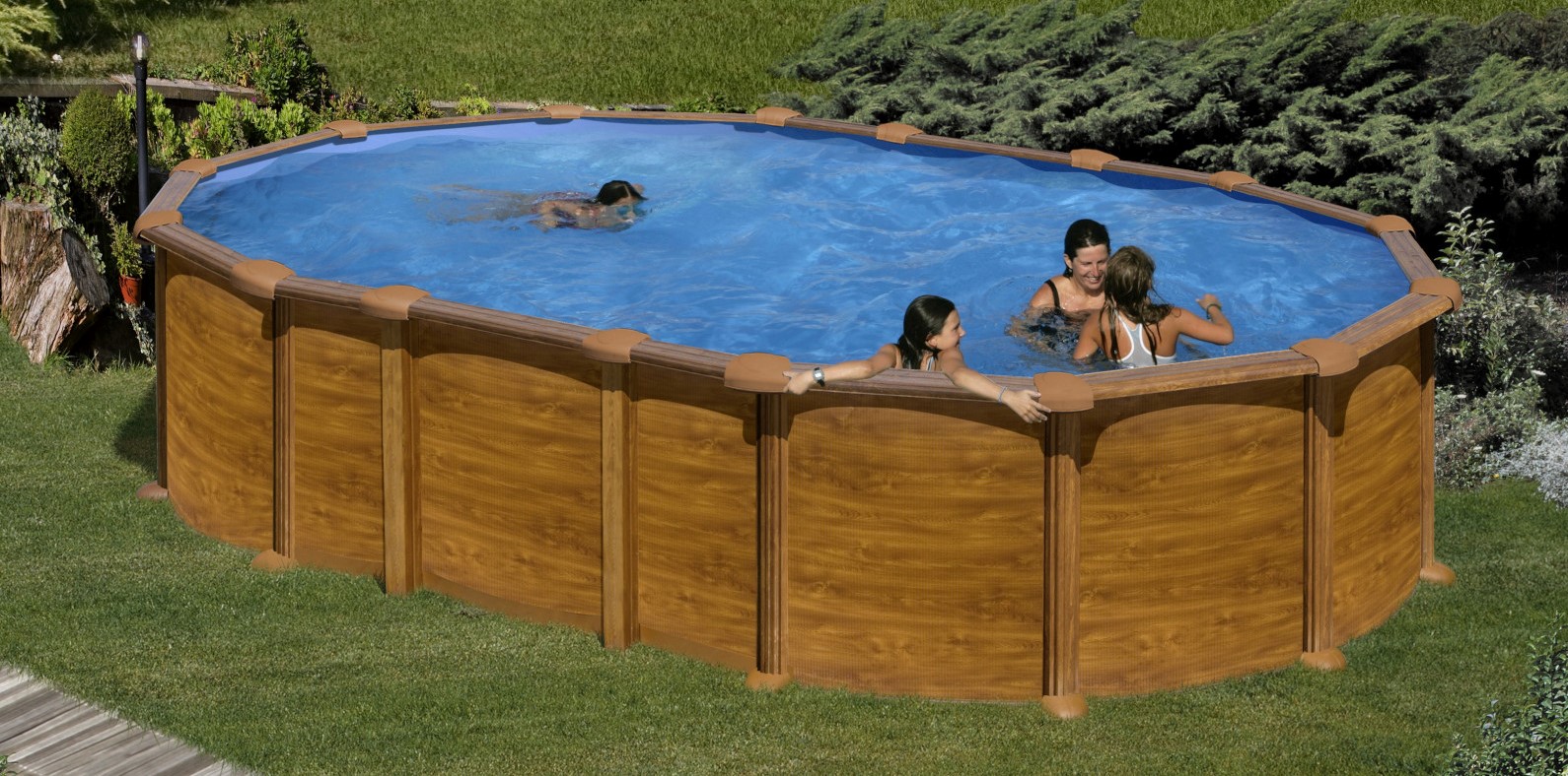 Preparació del terreny per a instal·lar una piscina desmuntable